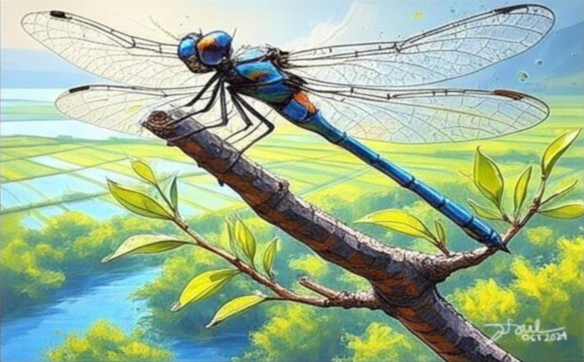 A Dragonfly at Lake Toba 3