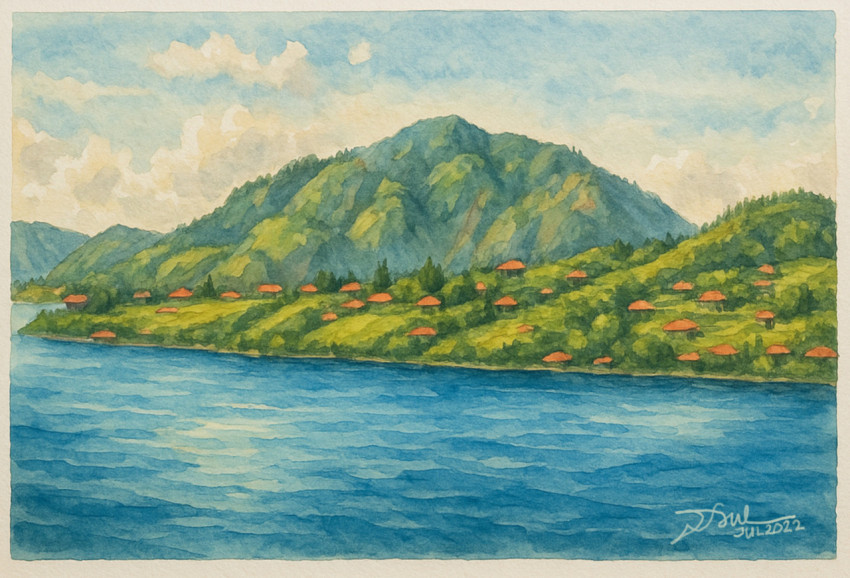 Balige Mountain at Lake Toba 2