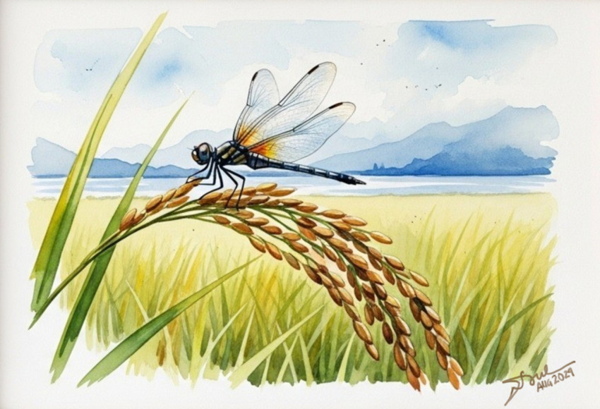 A Dragonfly at Lake Toba 4