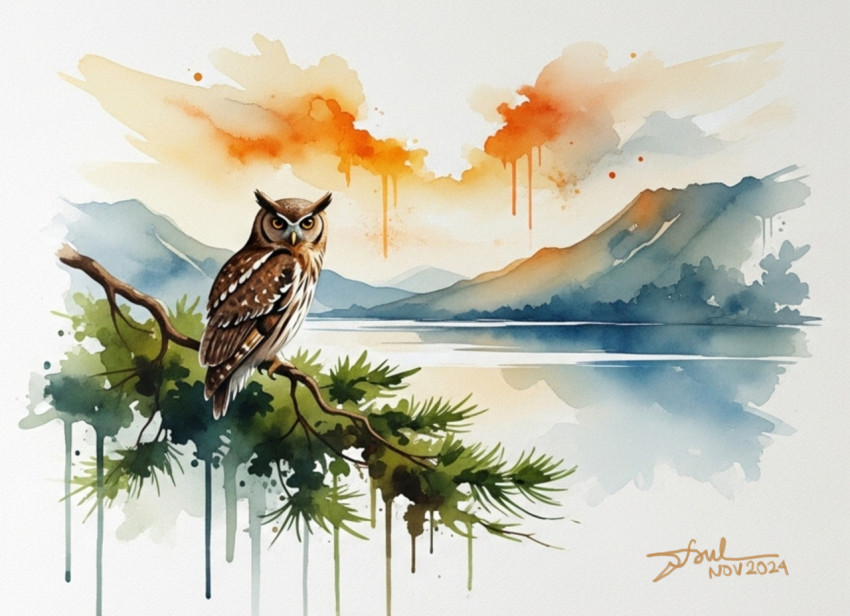 An Owl at Lake Toba 1