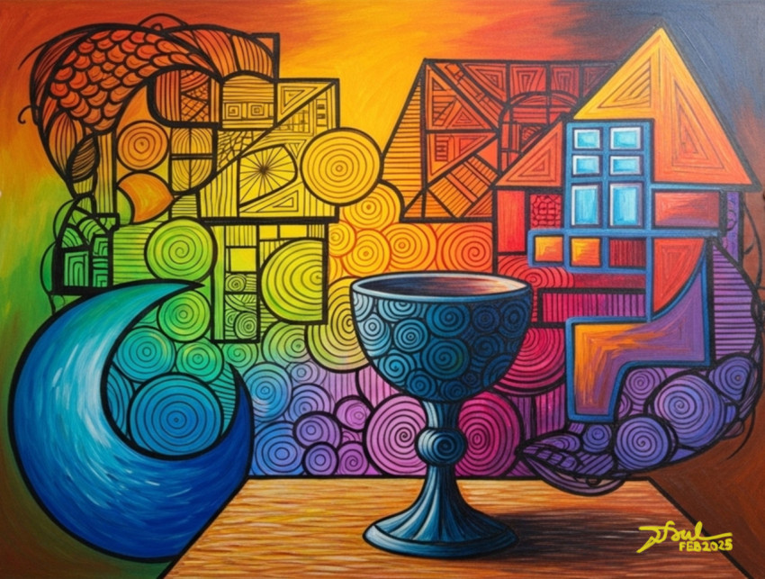 An Abstract Holy Communion Cup 1