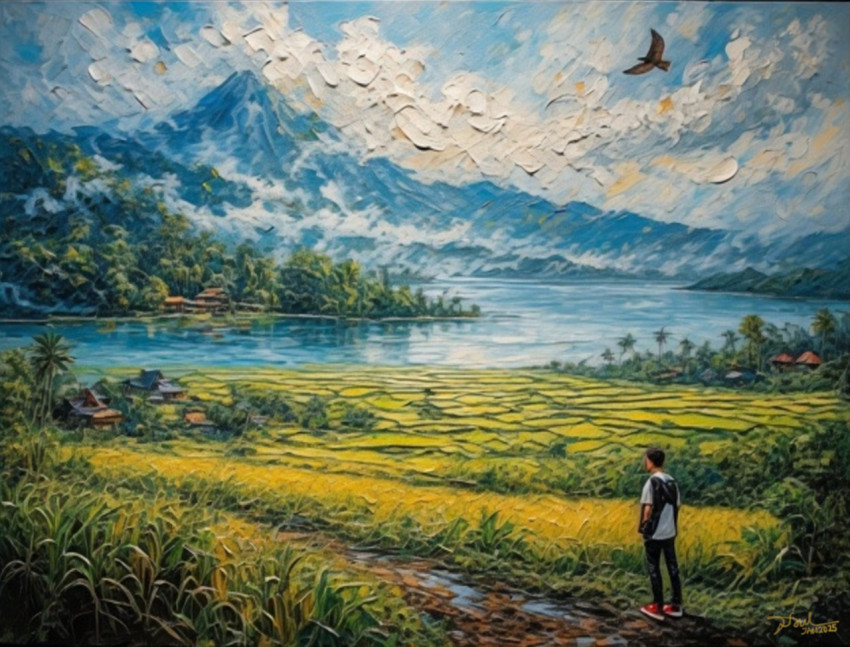 Looking Around Lake Toba 1