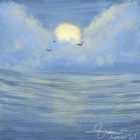 Out of the blue