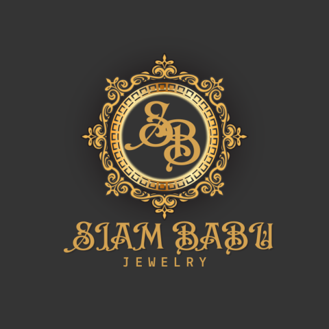 Black Gold Elegant Jewelry Logo