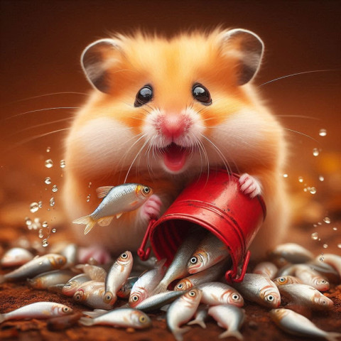 Rat And Fishes