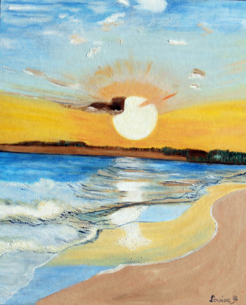 Reflets sur la mer