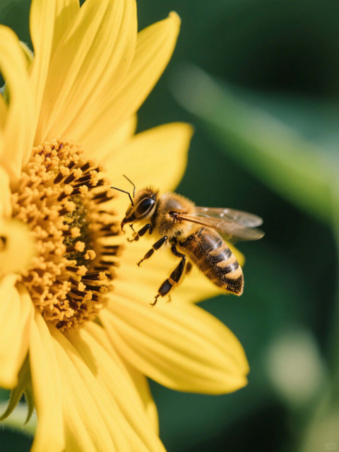A honeybee