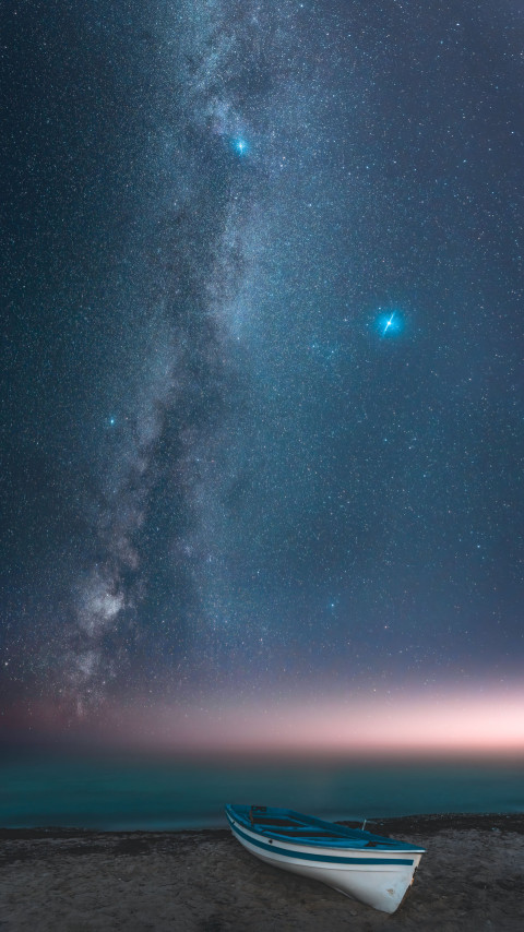 Starry Night: Where the Sky Touches the Sea