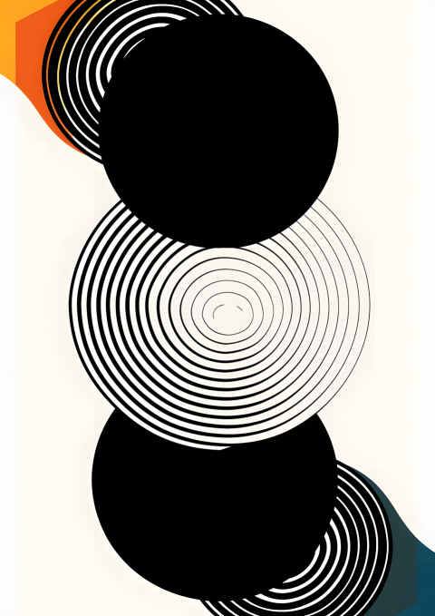 Modern abstract wall art