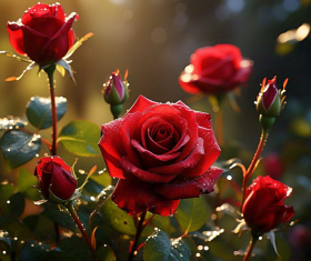 beautiful red roses