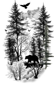 Black Bear in the Junggle