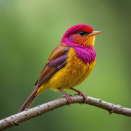Colourful cute Bird