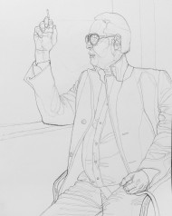 Looking suave