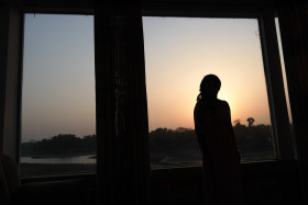 Twilight at the Window