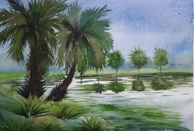 Village lake