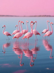 When nature paints with pink.